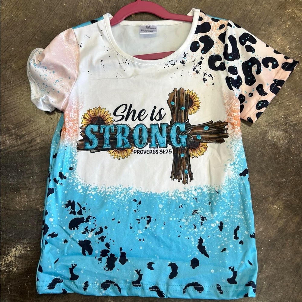 She Is Strong/Proverbs 31:25 Tee